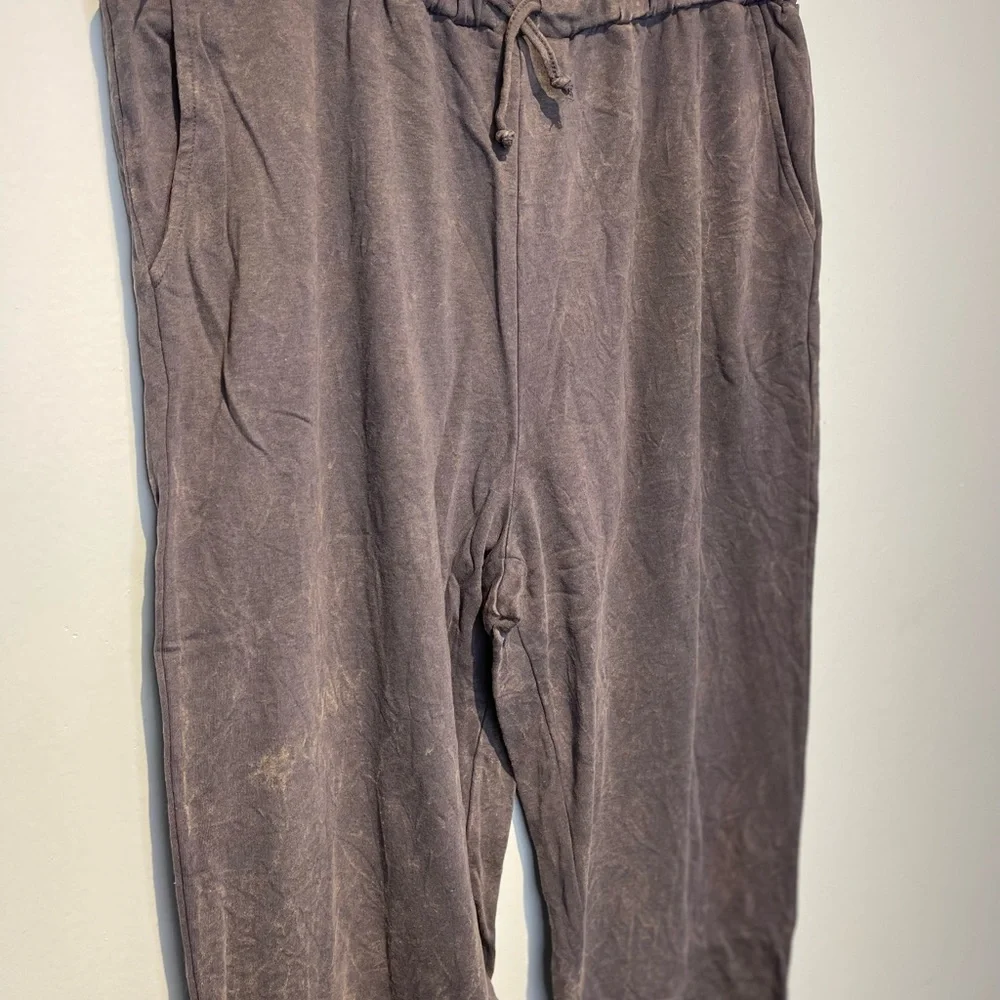 Kendal+Kylie French Terry Jogger. Womens. Color Gray   Size XXL  NWT